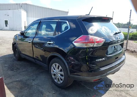 2015 Nissan Rogue S from USA, damaged, VIN KNMAT2MV5FP529408